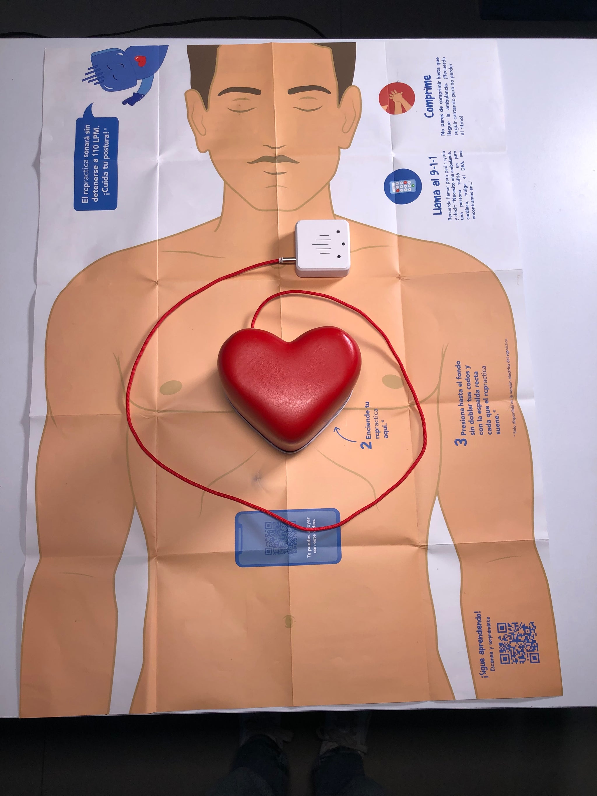 Rcpractica Pro Con Retroalimentador Incluido (maniqui Rcp)